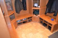 Cubbies for shoes in Mudroom